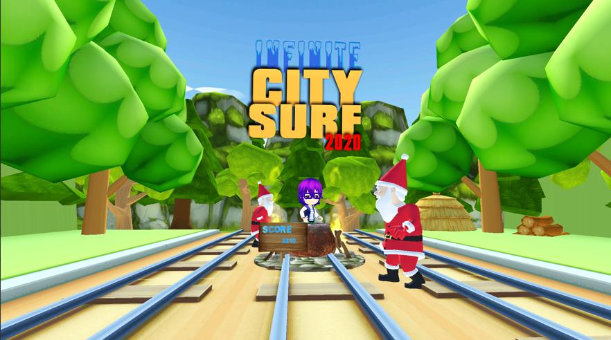 城市冲浪2020游戏安卓汉化版（Infinite City Surf 2020）  v1.0图4