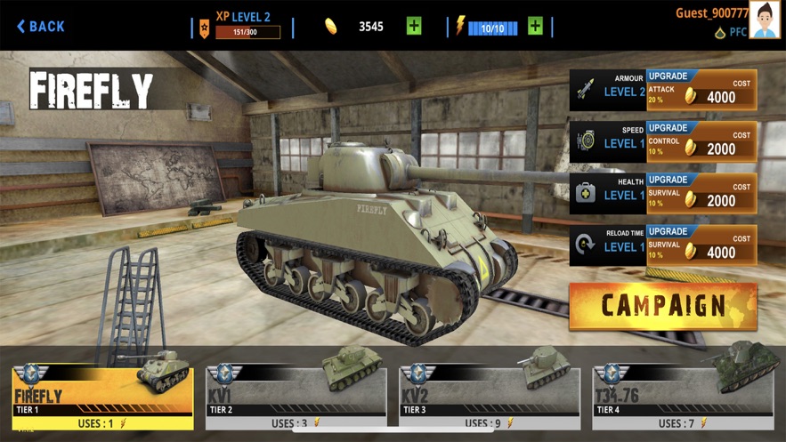 Panzer Fury游戏安卓中文版  v1.0图2