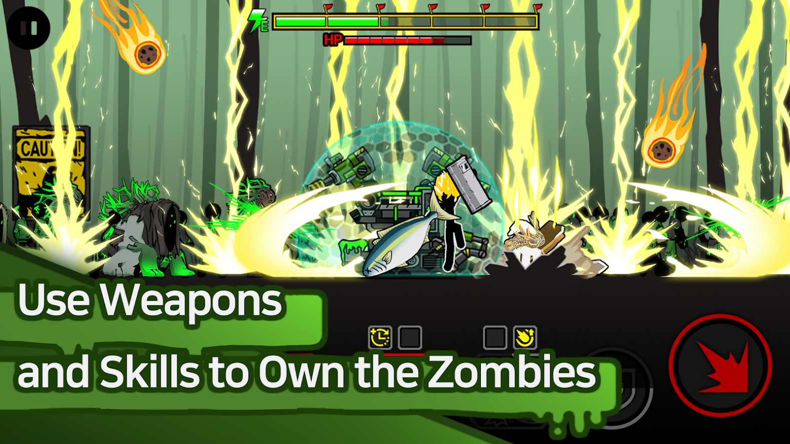 火柴人z丧尸塔防资源安卓版  v1.1.8图1